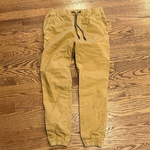 American Eagle Outfitters Men's Khaki Jogger Pants